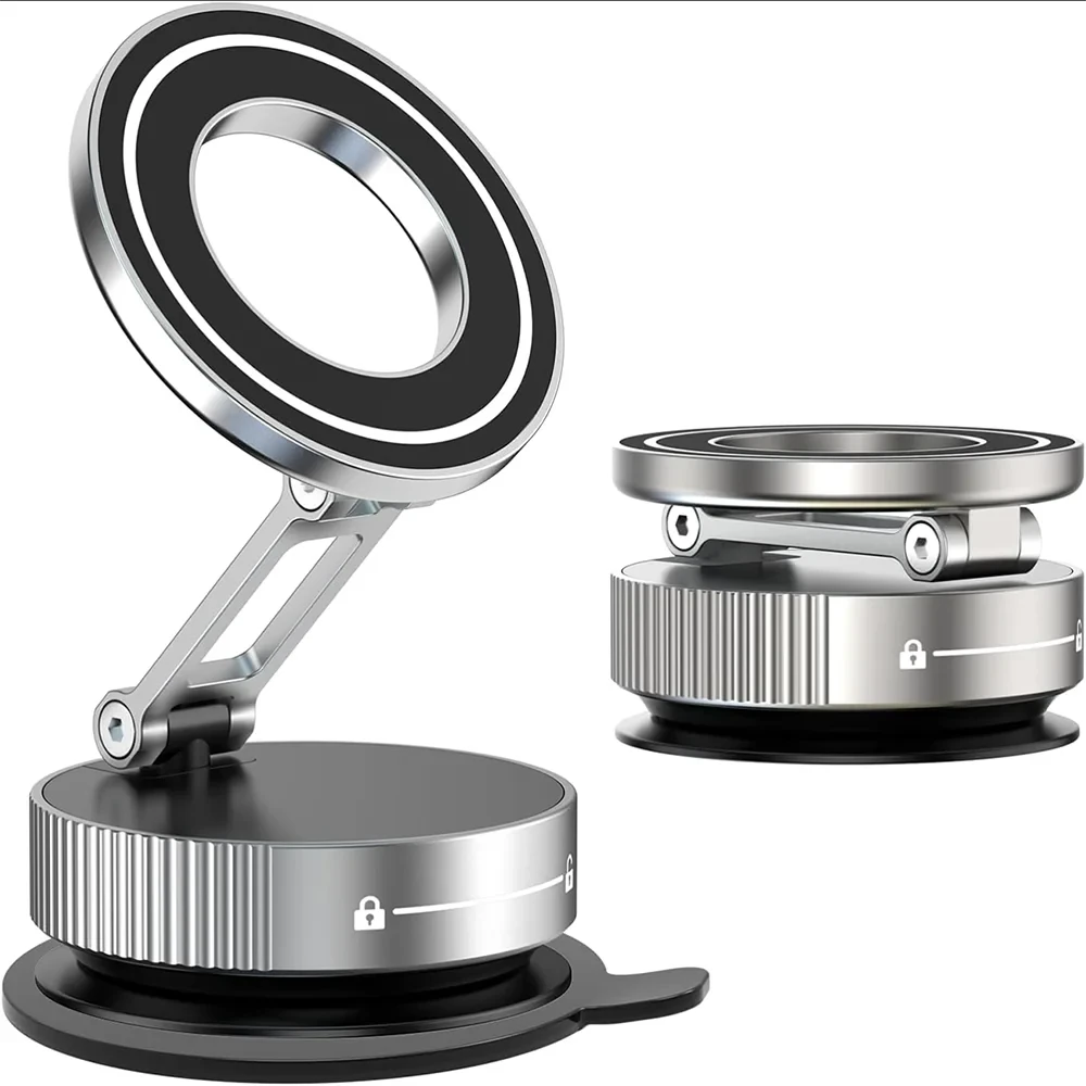Magnetic Car Phone Holder 360° Adjustable | Strong Grip Dashboard Mount